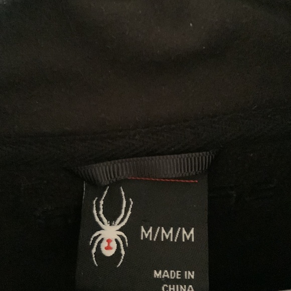 Spyder Fleece 1/4 Zip Front Sweater - Picture 6 of 7